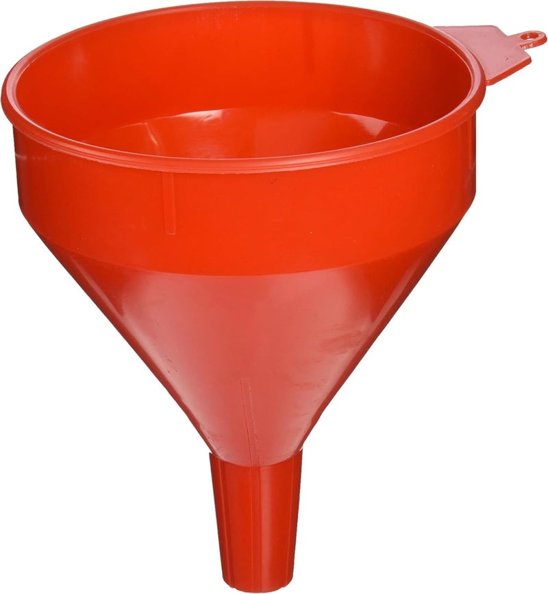 LubriMatic 75-070 Polyethylene Plastic Funnel w/ Screen - 2 Quart - Image 1